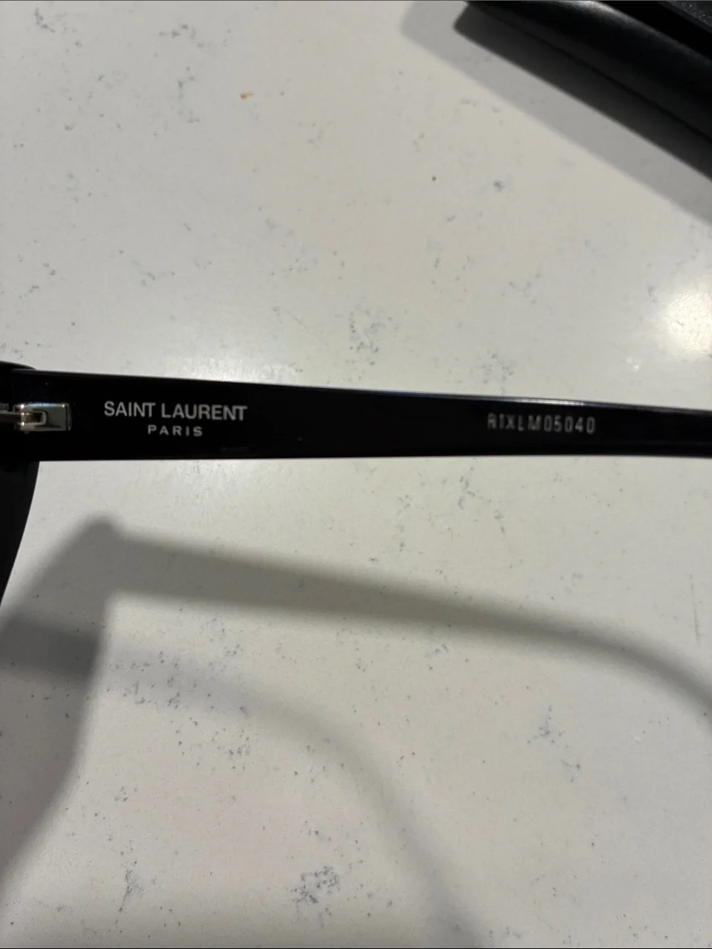Yves Saint Laurent Black Cat-Eye Square Sunglasses